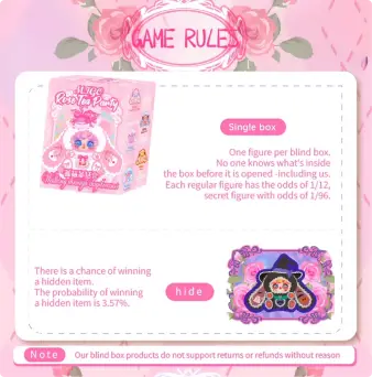 MIGO Rose Tea Party 600% Plush Series Lucky Bag （Babythree Official）